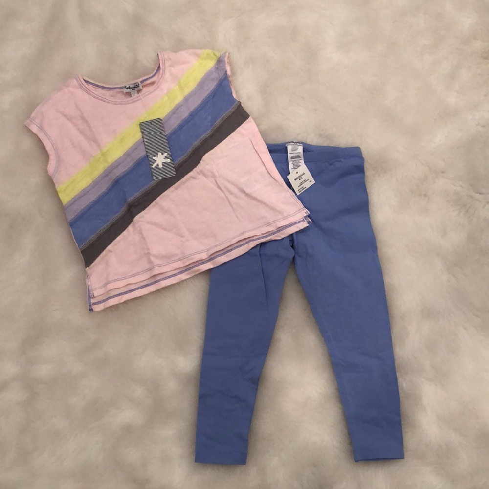 NWT Splendid short sleeve leggings outfit